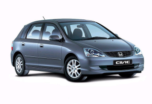 Коврики в салон (2 ряда) Honda Civic VII (хетчбек) 2001-2006