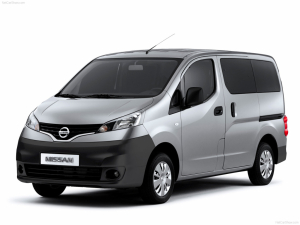 Коврики в салон (2 ряда) Nissan NV200 2009-2020 (правый руль)