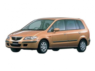 Коврики из экокожи 3D  Mazda Premacy I (CP) 1999-2005 (правый руль)